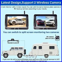 Wireless Backup Camera 5 Inch Rear View Monitor Kit HD 1080P Bluetooth Reverse