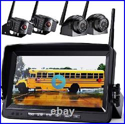 Wireless Backup Camera 9 Monitor Car Rear Side View Back Up System Waterproof
