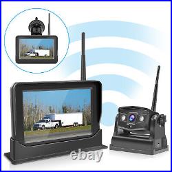 Wireless Backup Camera Magnetic Scratch-Proof Truck Trailer Hitch Rear View Cam