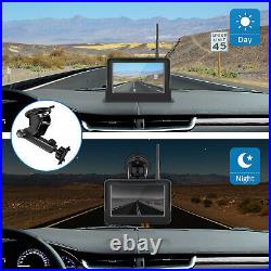 Wireless Backup Camera Magnetic Scratch-Proof Truck Trailer Hitch Rear View Cam