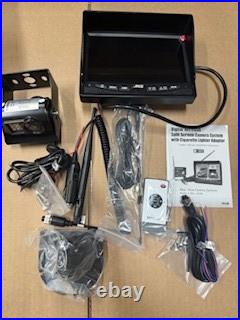 Wireless Backup Camera System with 7 dual screen display