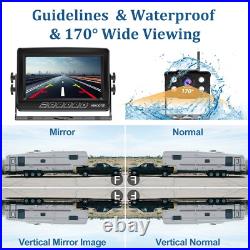 Wireless Backup Camera for Furrion RV 7-Inch Monitor Truck Trailer Rear View