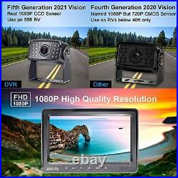 Wireless Backup Camera for RV Trailer HD 1080P Bluetooth Dual Rear View Camer
