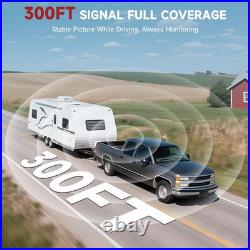 Wireless Backup Camera for Truck HD 7 Monitor Night Vision with IP69 Waterproof