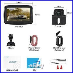 Wireless Car Backup Camera Rear View Reversing System + 4.3 TFT LCD Monitor