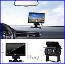 Wireless Car Backup Camera and Monitor Kit, Waterproof Night Vision Wireless