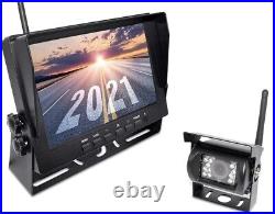 Wireless Car Monitor and Backup Camera Kit 8Inch HD Car Monitor IP69 Wireless
