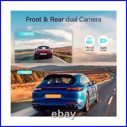 Wireless Carplay Android Auto Dash Cam, 11.26 Rear View Mirror Camera Fro