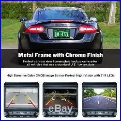 Wireless Digital Car Rear View Camera Backup License Plate Frame Fit IOS Android