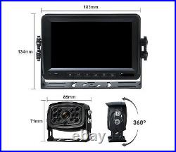 Wireless Digital IR 170° Rear View Back up Camera with 7 Monitor For Bus RV Truck