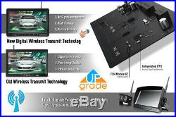 Wireless Digital IR Rear View Back up Camera+ 7 Monitor For Bus RV Truck Kits