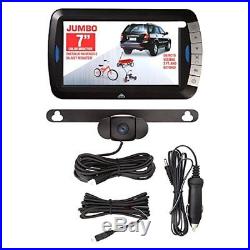 Wireless Rear View System w Built-in 7 Monitor & Top License Plate Camera