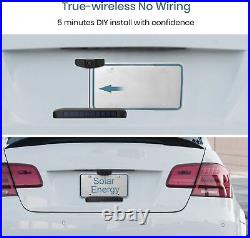 Wireless Solar Car Rear View Backup Camera 4.3 HD Monitor Parking Systems SunGo