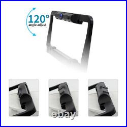 Wireless Waterproof License Plate Frame Camera 4.3 Mirror Car Rear View Reverse